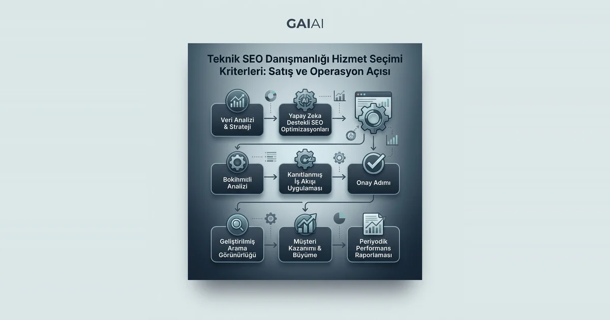 Teknik SEO Danışmanlığına Başlarken: GAIAI ile Güvenli Kapsam Seçimi kapak gorseli