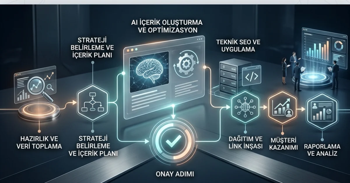 Yapay Zeka SEO İlk 30 Gün: Satışla Uyumlu Başlangıç kapak gorseli